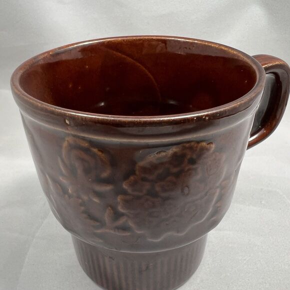 Vintage MCM Coffee Mug Stackable Ceramic Retro Replacement - Picture 7 of 9